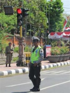 Politie op Bali