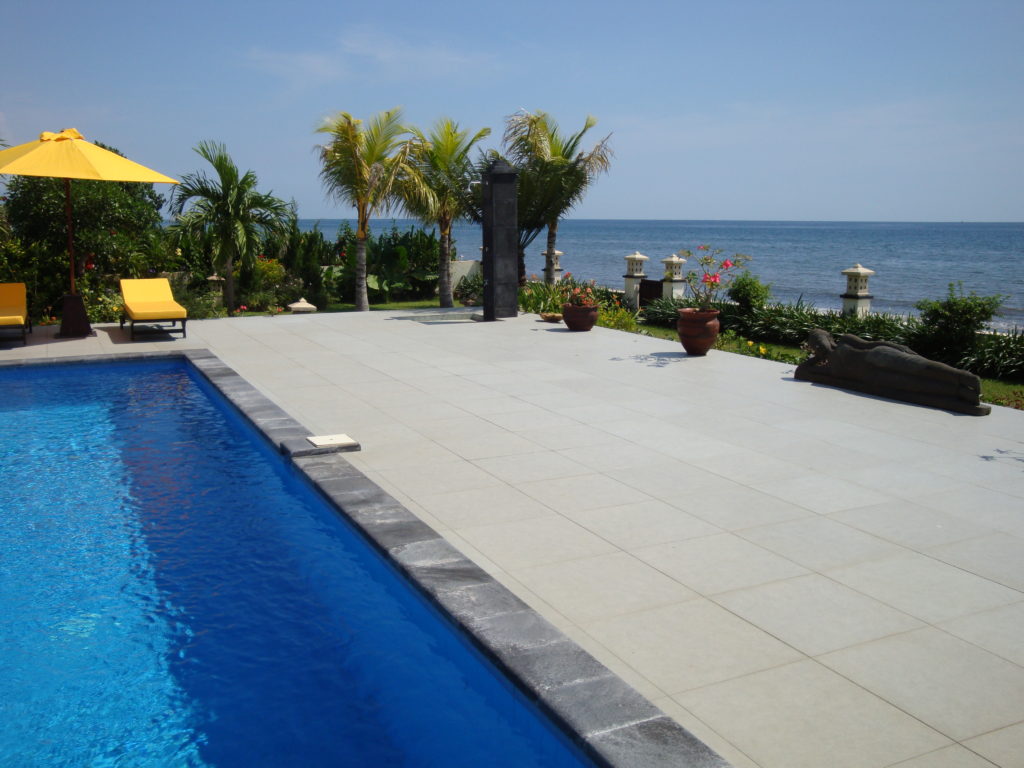 Zwembad villa op Bali